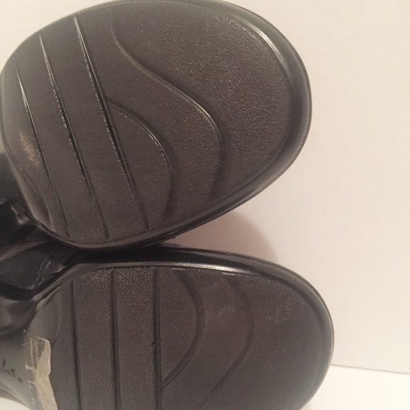 Clarks Bendables Womens Gray Leather Mule Heel Shoes Size 7 M 64948 - Picture 8 of 9